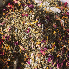 Load image into Gallery viewer, &quot;Lotus Love is a wellness company that sells all natural products that help you love your lotus. We offer vaginal detox steam herbs, womb wellness teas, bath bombs, bath salts, soap, steam seats, and yoni pops and oil.&quot;
